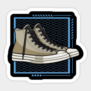 Retro Skate Sneaker Sticker